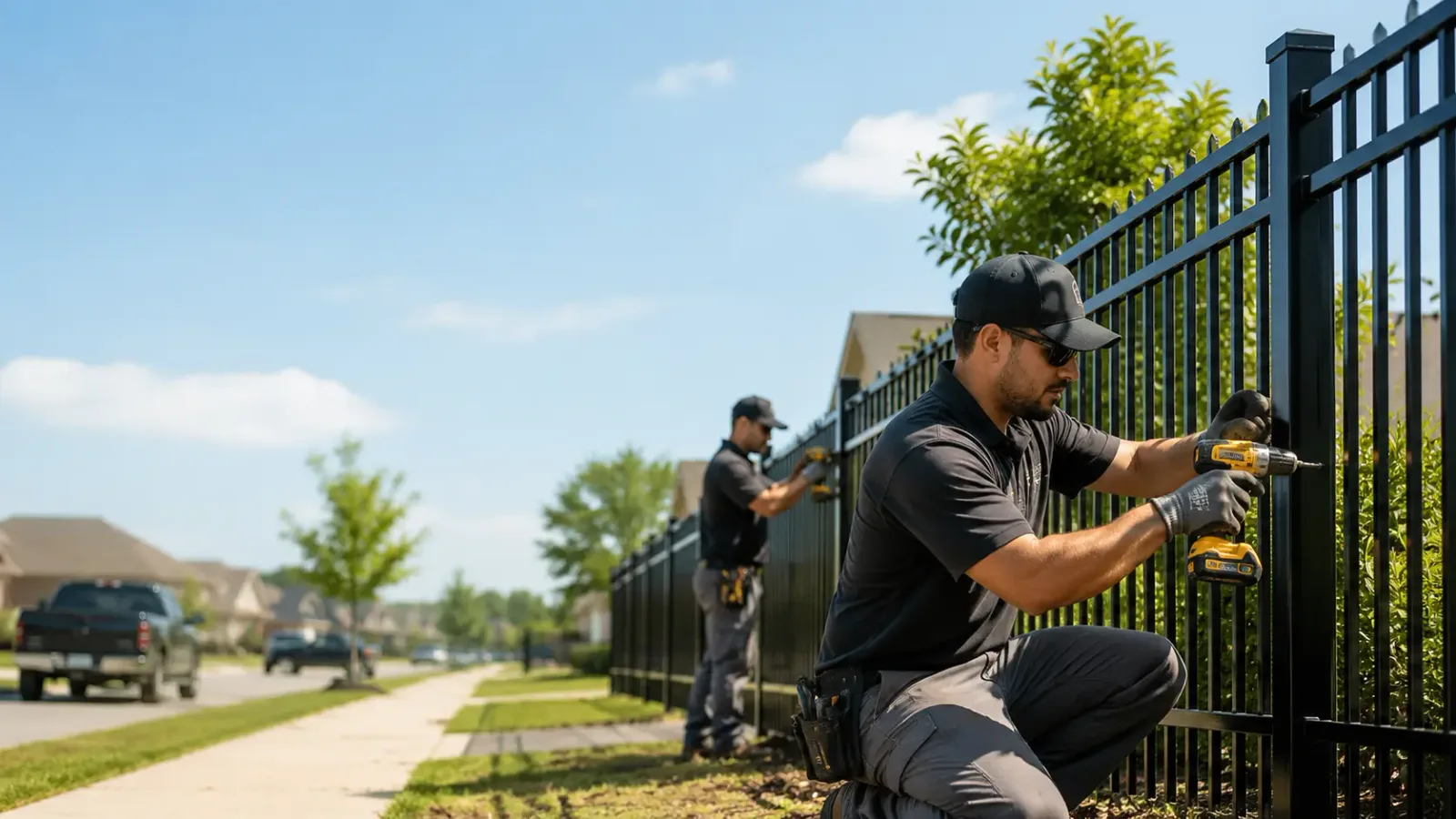 Metal Fence Installation in Cromwell, IN